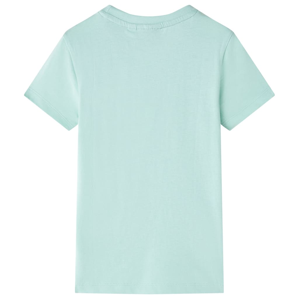 vidaXL Kindershirt 128 lichtmint afbeelding