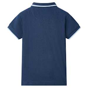 Kids' Polo Shirt Dark Blue 128