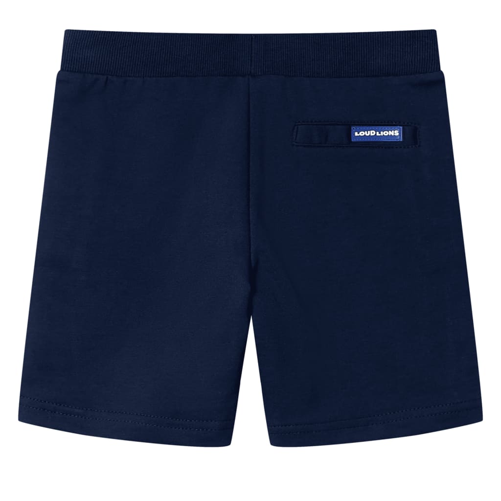 vidaXL Kindershort 92 marineblauw afbeelding