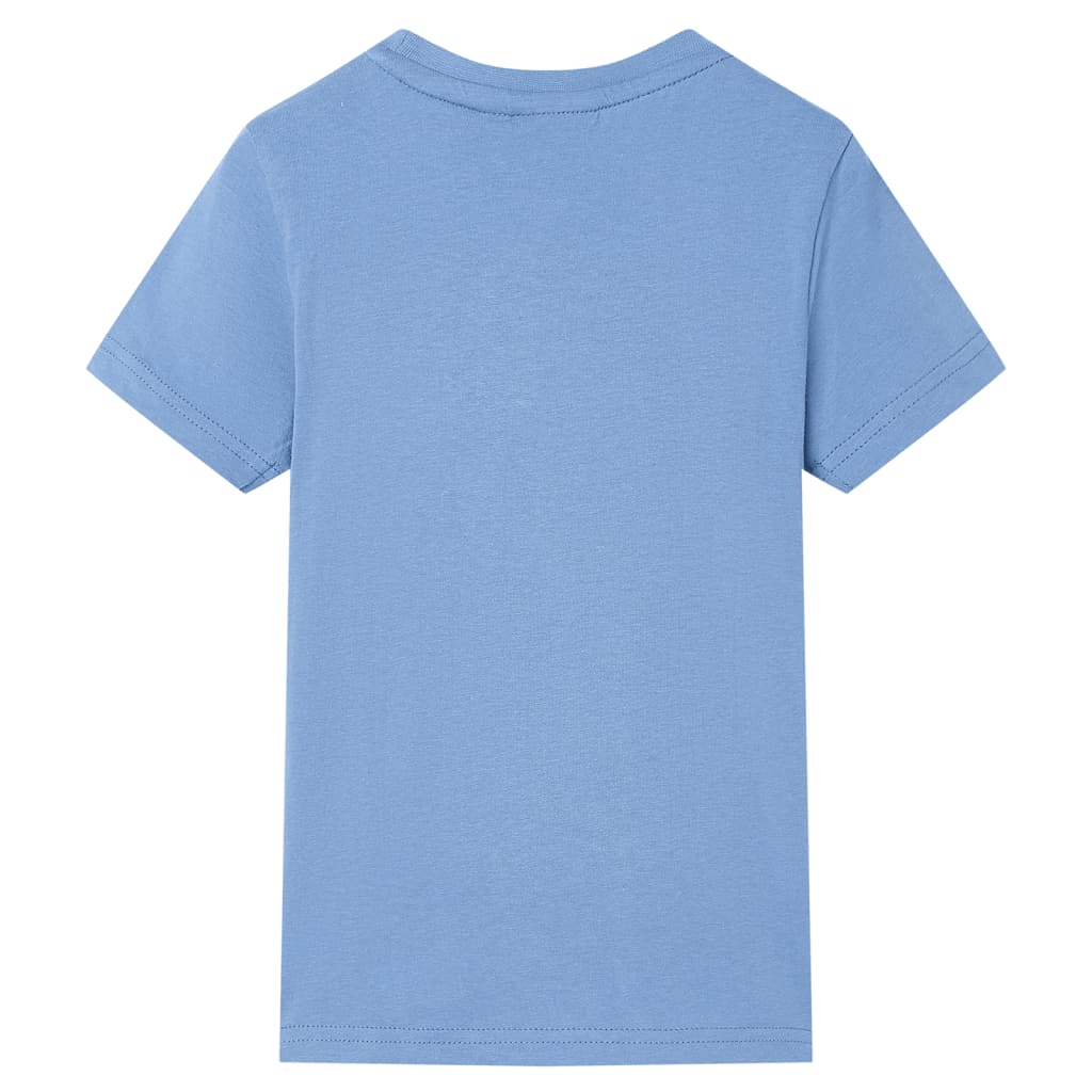 vidaXL Kindershirt 104 middelblauw afbeelding