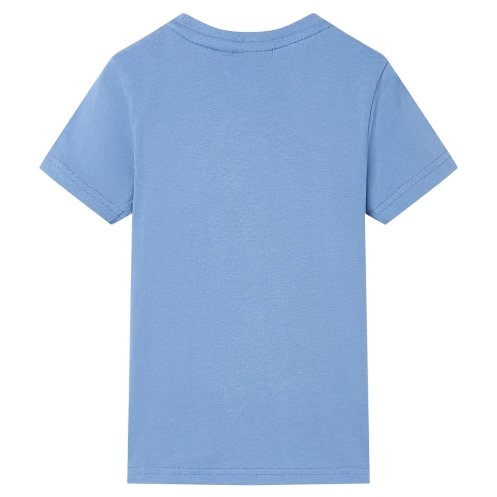 vidaXL Kindershirt 128 middenblauw afbeelding