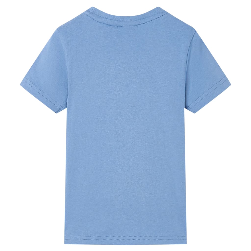 vidaXL Kindershirt 140 middenblauw afbeelding