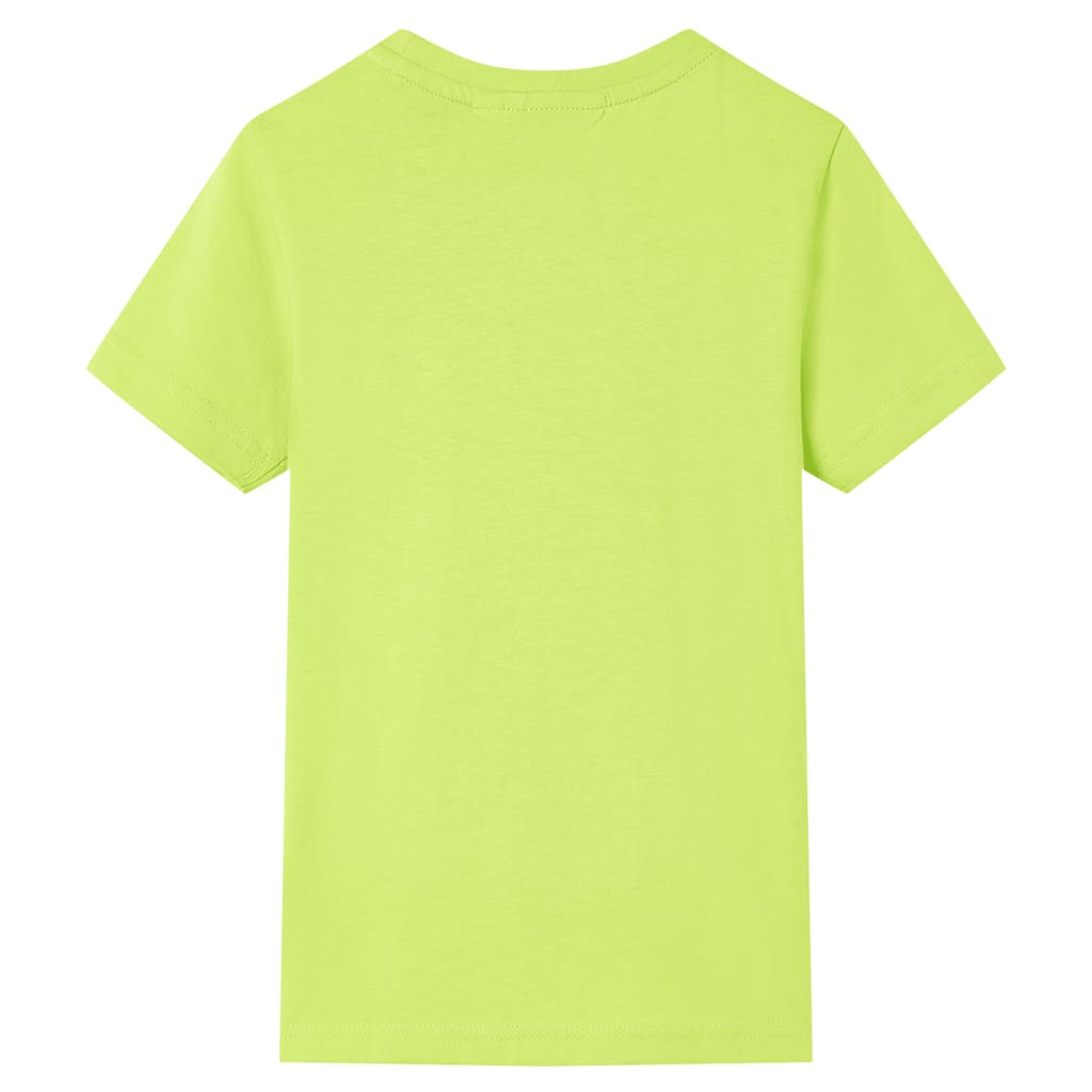 vidaXL Kindershirt 104 limoengroen afbeelding