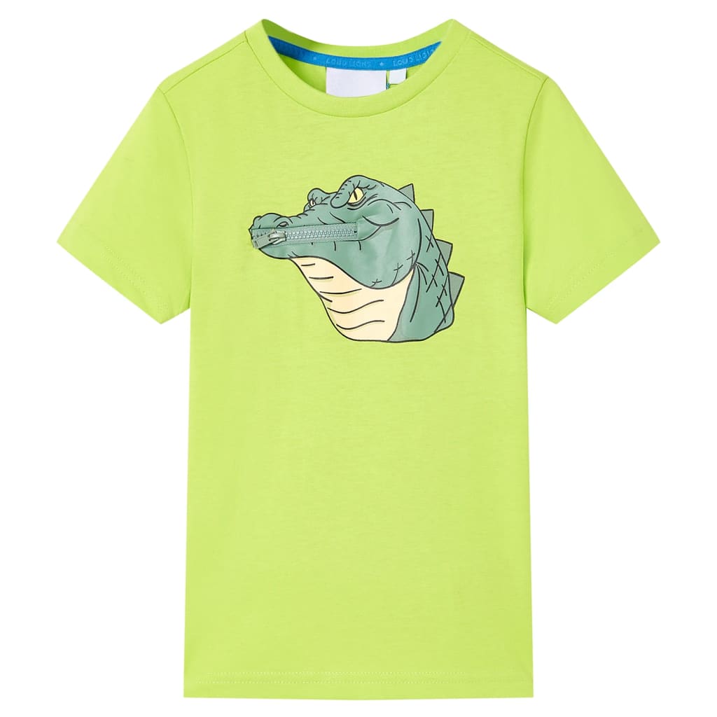 vidaXL Kinder-T-Shirt Limette 116