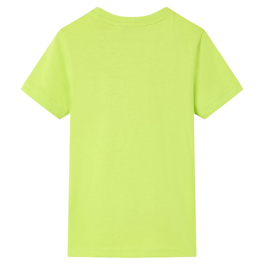 vidaXL Kindershirt 140 limoengroen afbeelding