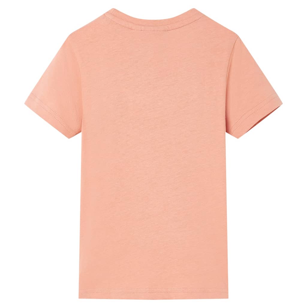 vidaXL Kindershirt 116 lichtoranje afbeelding