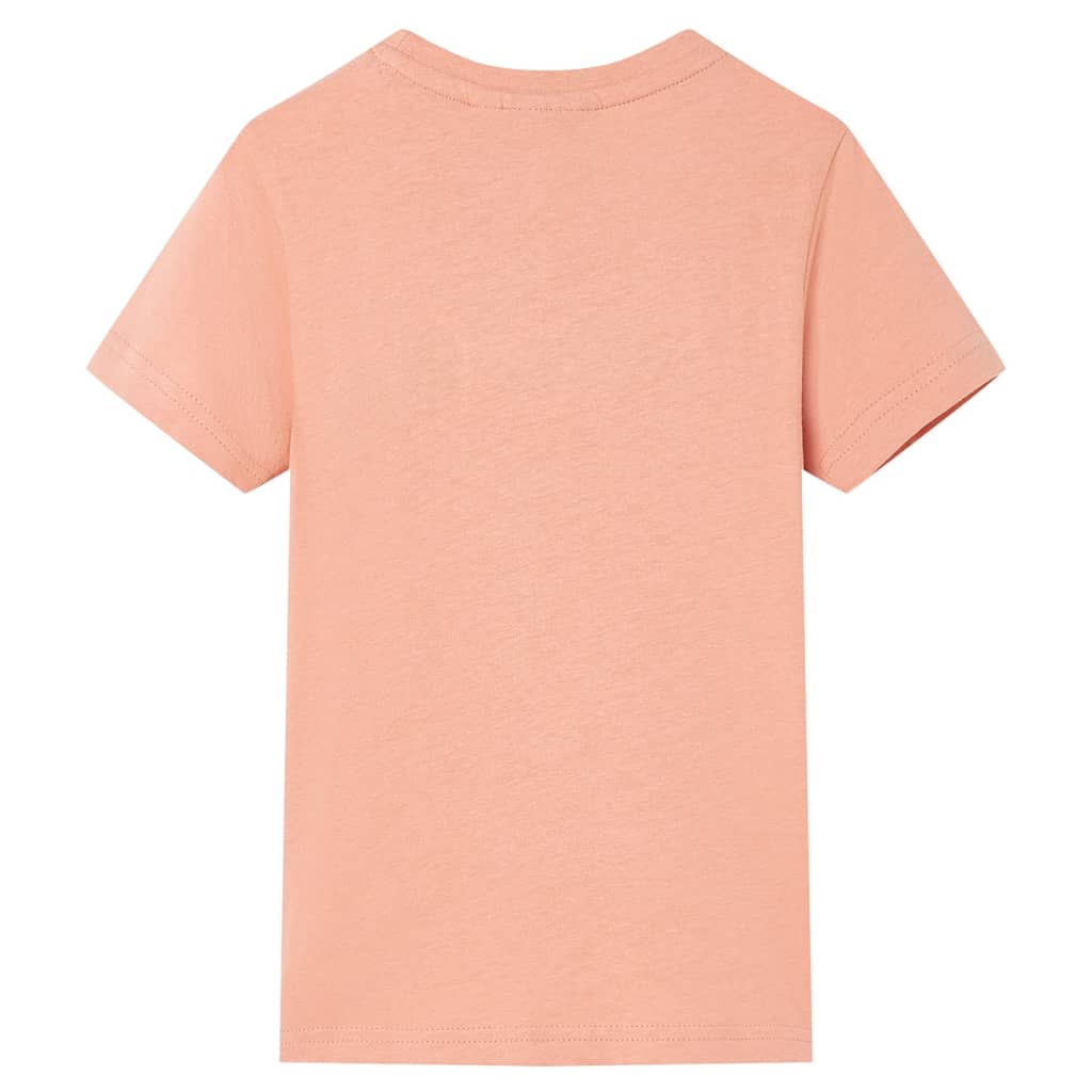 vidaXL Kindershirt 140 lichtoranje afbeelding