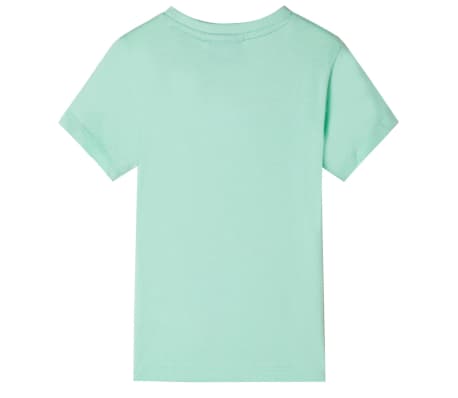 Kinder-Kurzarmshirt Hellgr&uuml;n 140