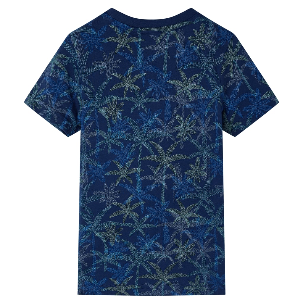 Thumbnail - vidaXL Kinder-T-Shirt Marineblau 128
