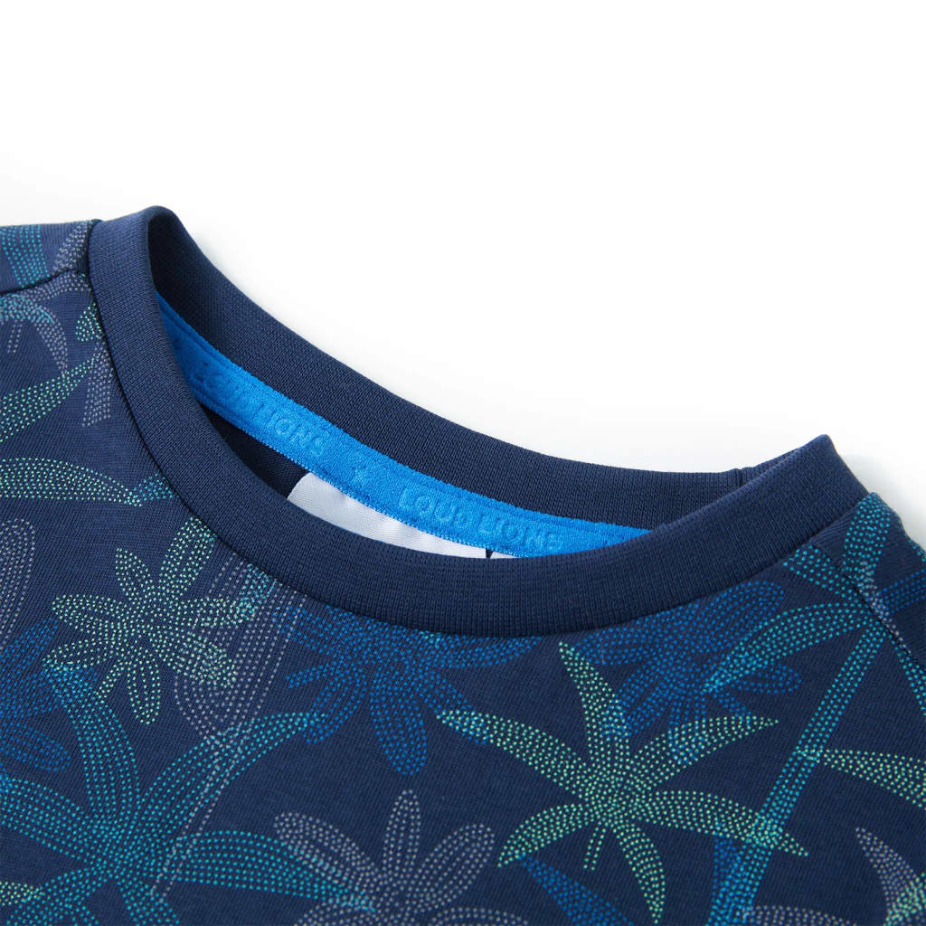 Thumbnail - vidaXL Kinder-T-Shirt Marineblau 140