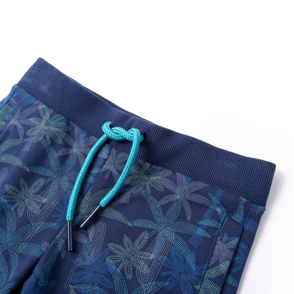 Thumbnail - vidaXL Kindershorts mit Kordelzug Marineblau 104