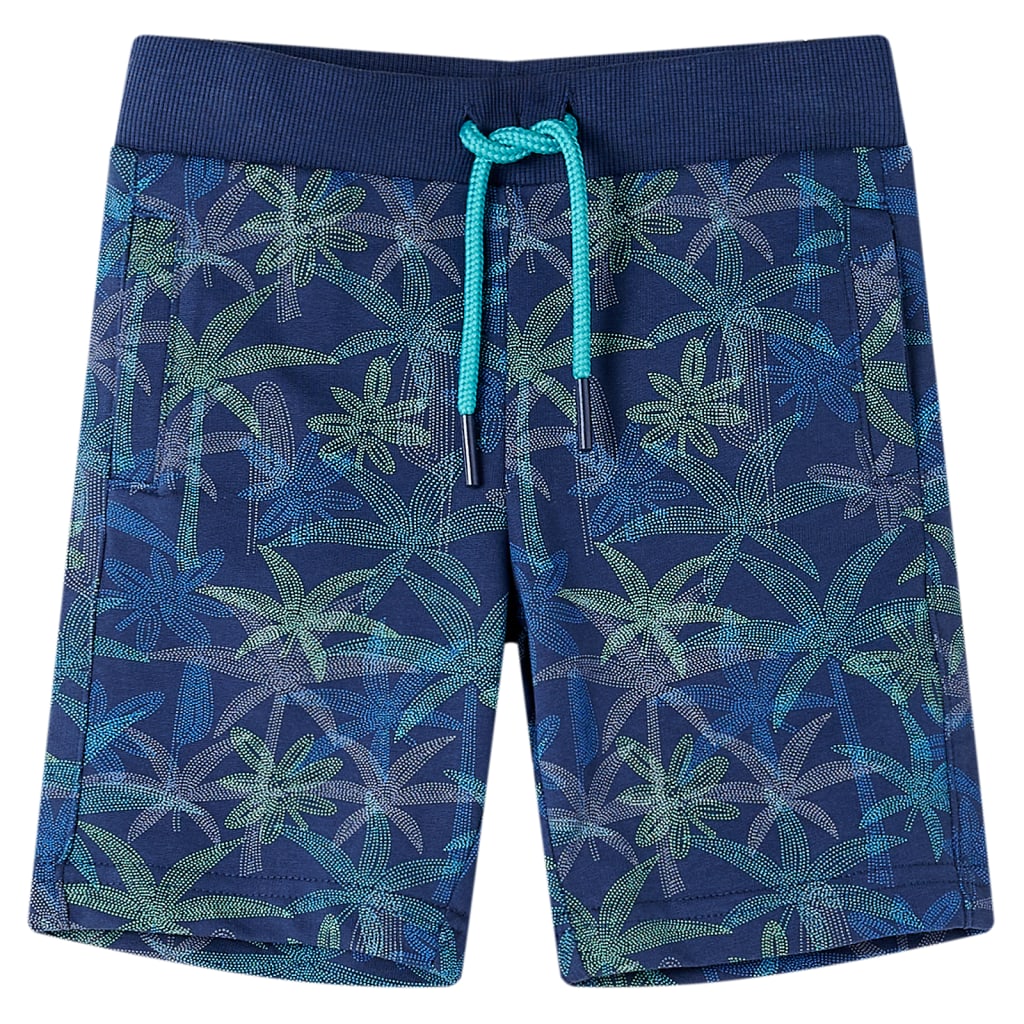 vidaXL Kindershorts mit Kordelzug Marineblau 116