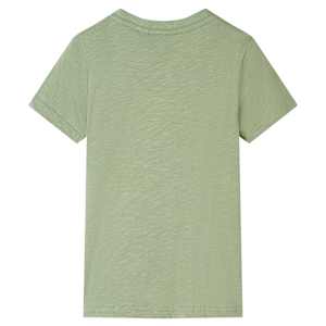 T-shirt pour enfants kaki clair 128