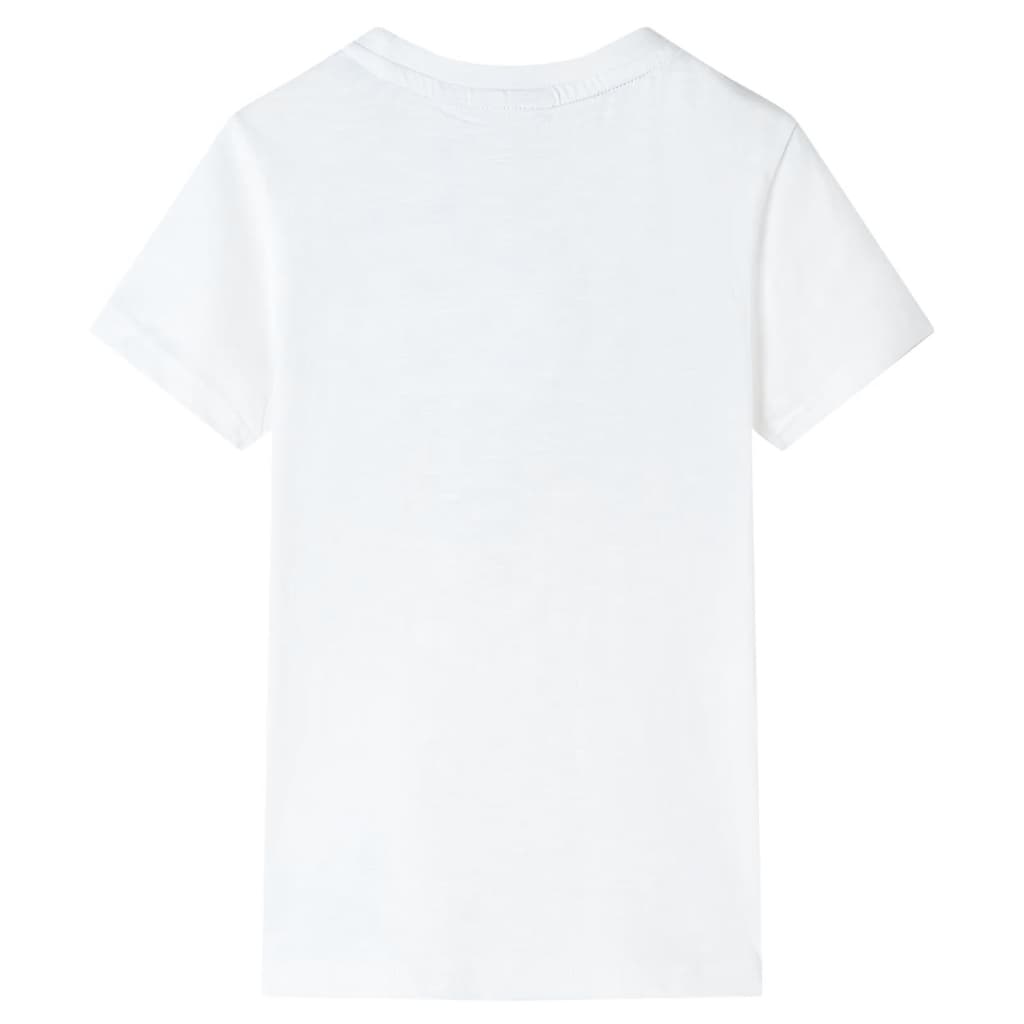 vidaXL Kindershirt 104 ecru afbeelding