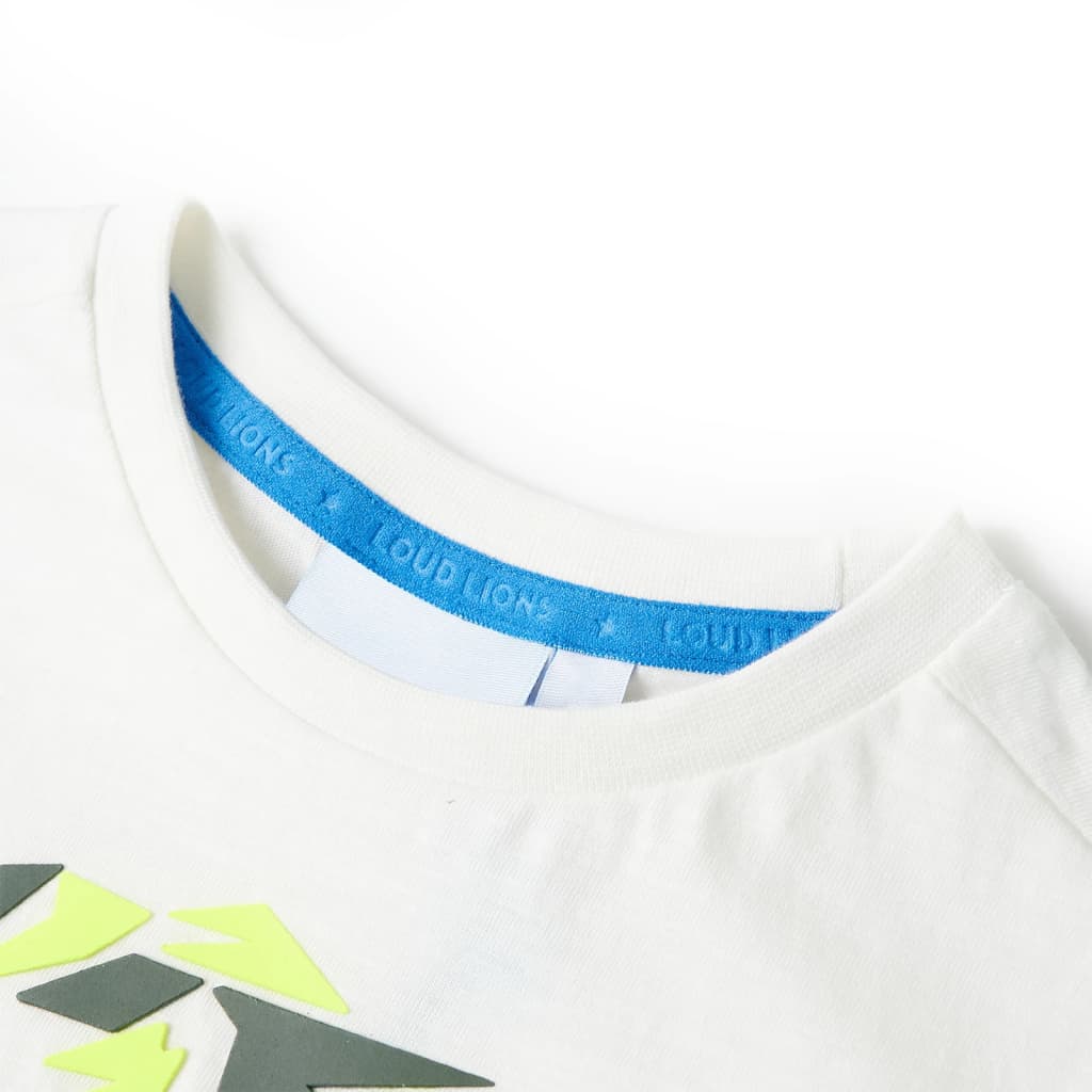 Thumbnail - vidaXL Kinder-T-Shirt Ecru 104