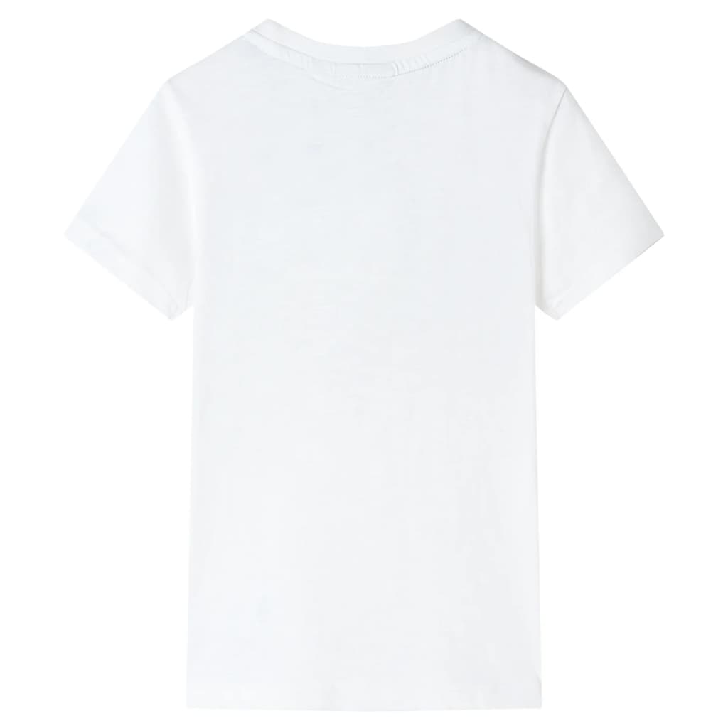 vidaXL Kindershirt 128 ecru afbeelding