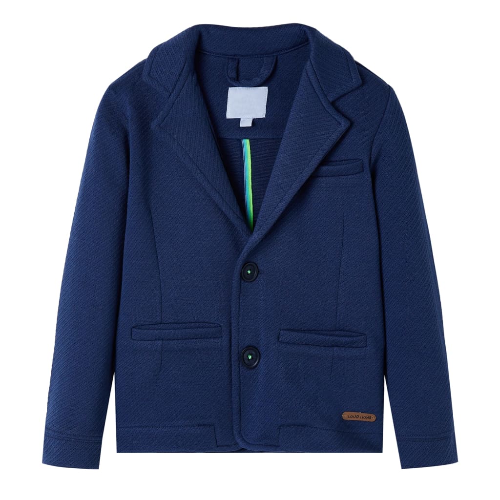 vidaXL Kinder-Blazer Dunkelblau 104