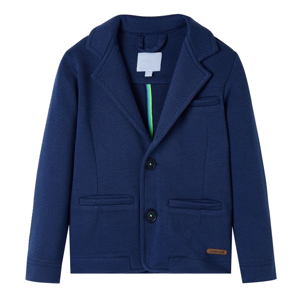 vidaXL Kinder-Blazer Dunkelblau 116