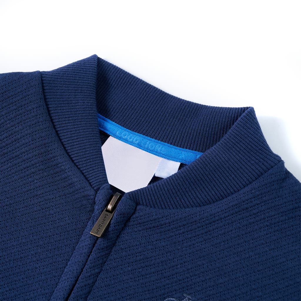 Thumbnail - vidaXL Kinder-Sweatshirt mit Reißverschluss Marineblau 92