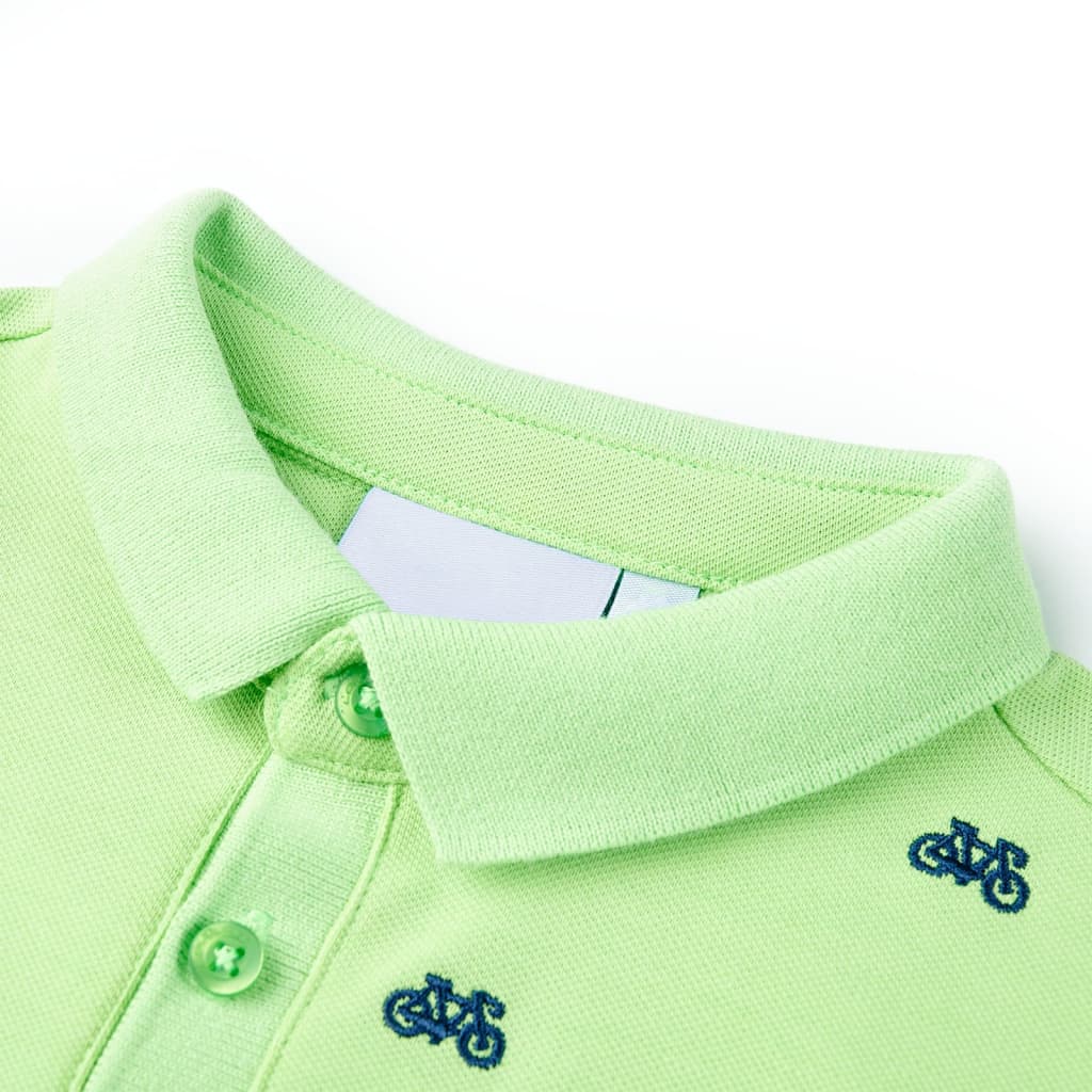 Thumbnail - vidaXL Kinder-Poloshirt Neongrün 140