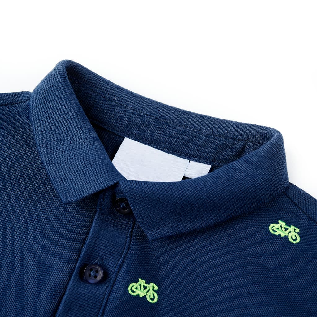 Thumbnail - vidaXL Kinder-Poloshirt Marineblau 116