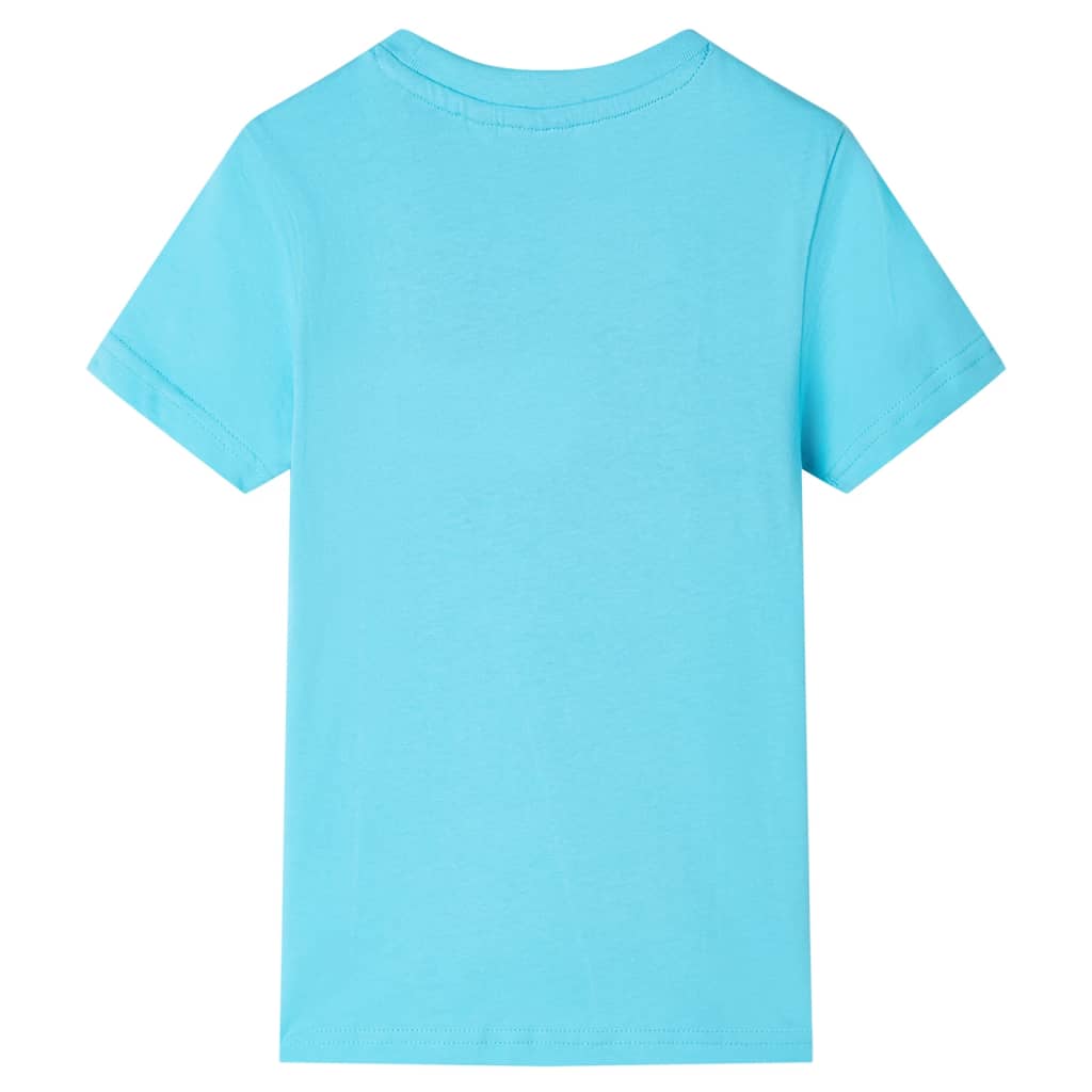 vidaXL Kindershirt met korte mouwen 104 zeeblauw afbeelding