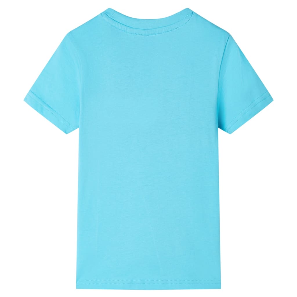 vidaXL Kindershirt met korte mouwen 116 zeeblauw afbeelding
