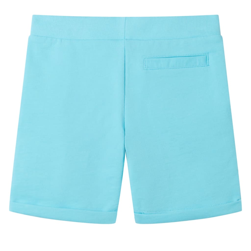 vidaXL Kindershorts met trekkoord 116 zeeblauw afbeelding