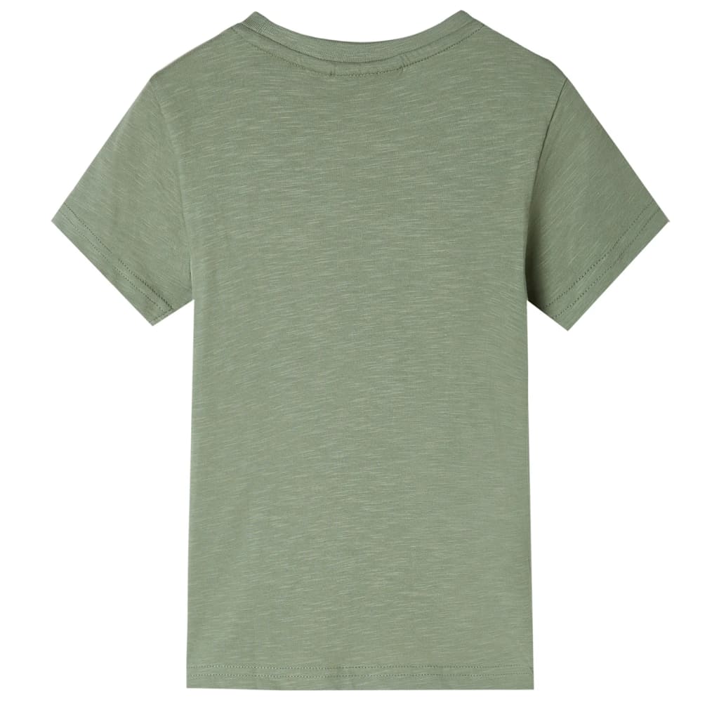 vidaXL Kindershirt met korte mouwen 104 lichtkakikleurig afbeelding
