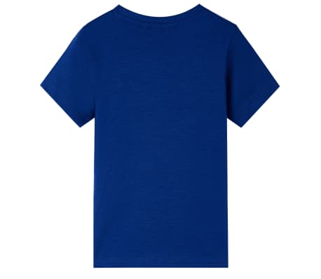 Tricou de copii cu m&acirc;neci scurte albastru &icirc;nchis, 92