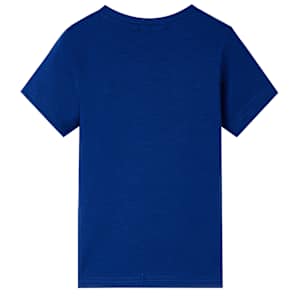 Tricou de copii cu m&acirc;neci scurte albastru &icirc;nchis, 92