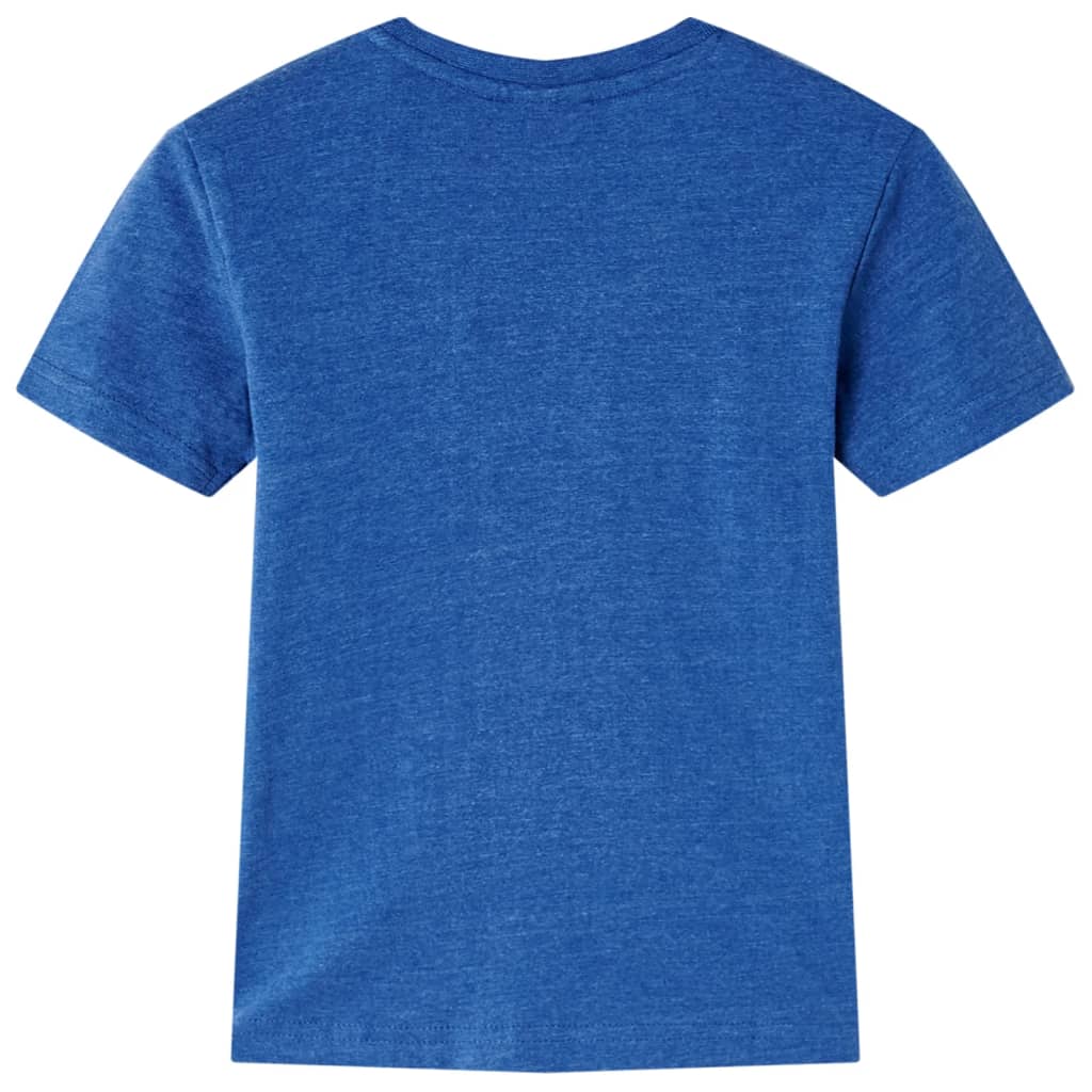 vidaXL Kindershirt 116 gemêleerd donkerblauw afbeelding