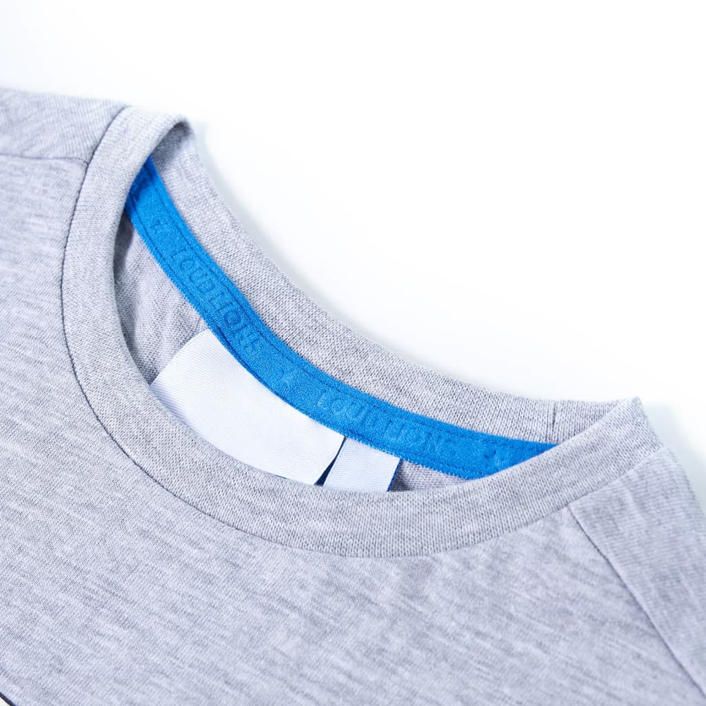 Thumbnail - vidaXL Kinder-T-Shirt Grau 104