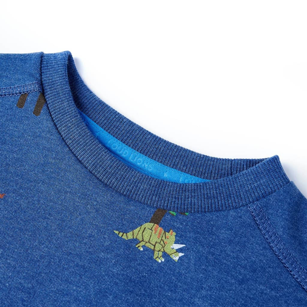 Thumbnail - vidaXL Kinder-Sweatshirt Dunkelblau Melange 92