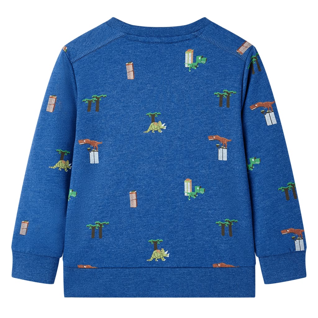 vidaXL Kindertrui 116 gemêleerd donkerblauw afbeelding