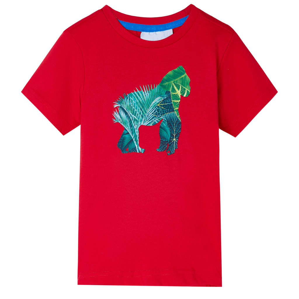 vidaXL Kinder-T-Shirt Rot 140