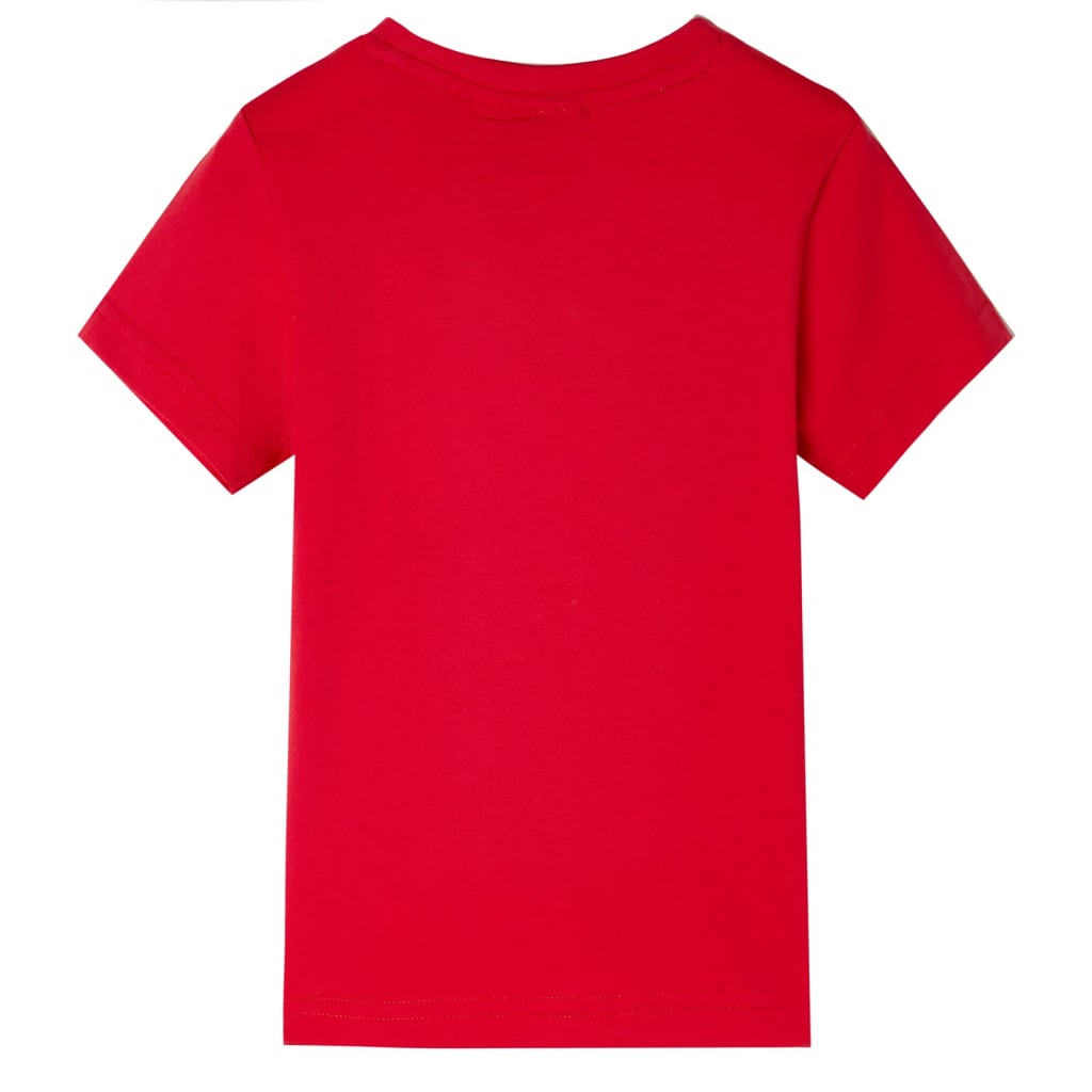 vidaXL Kindershirt 140 rood afbeelding