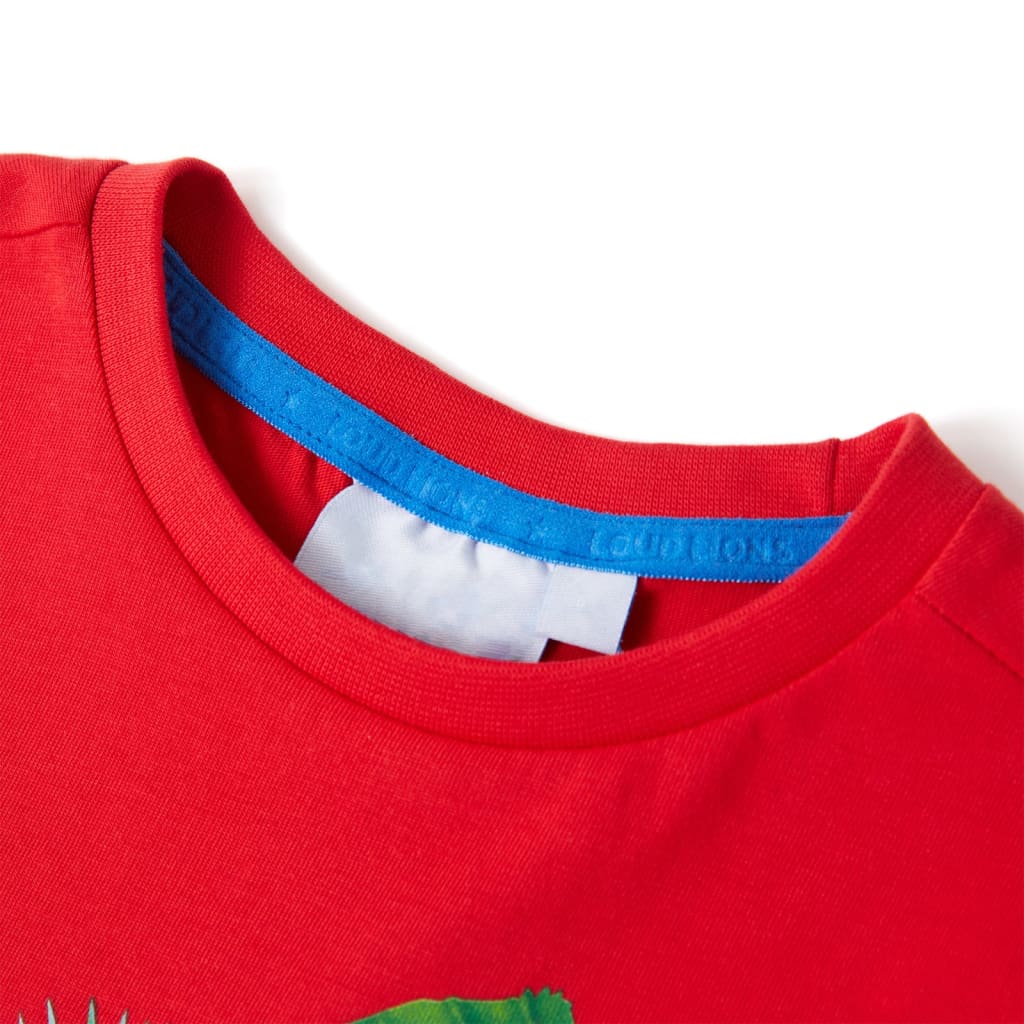 Thumbnail - vidaXL Kinder-T-Shirt Rot 140