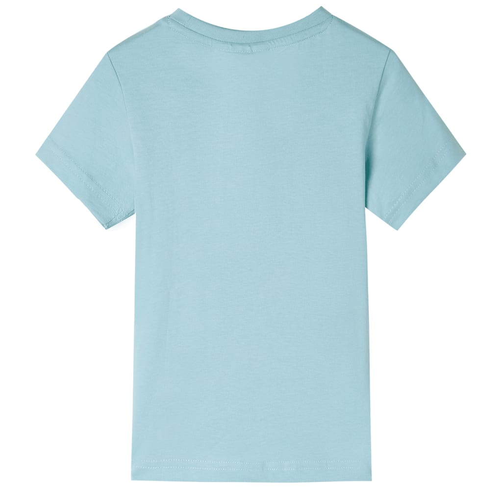 vidaXL Kindershirt 104 lichtzeeblauw afbeelding