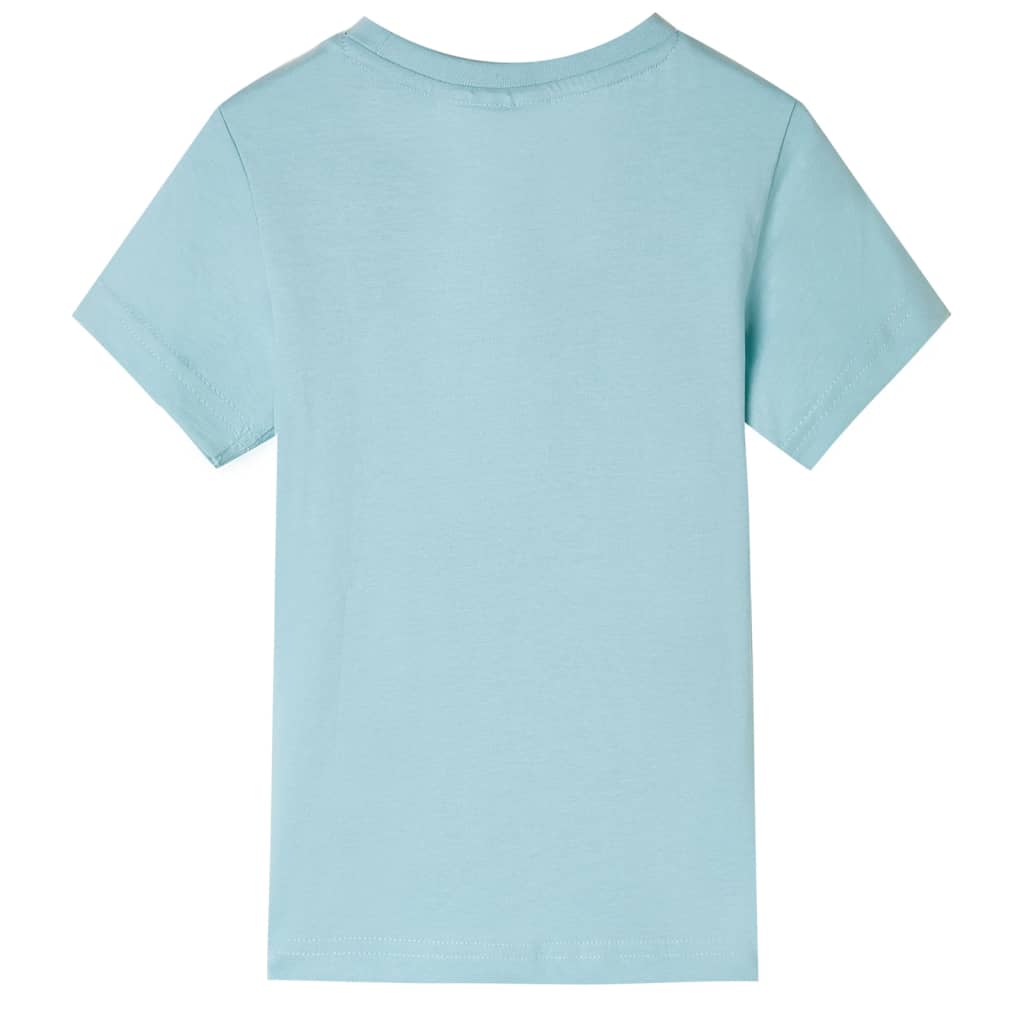vidaXL Kindershirt 116 lichtzeeblauw afbeelding