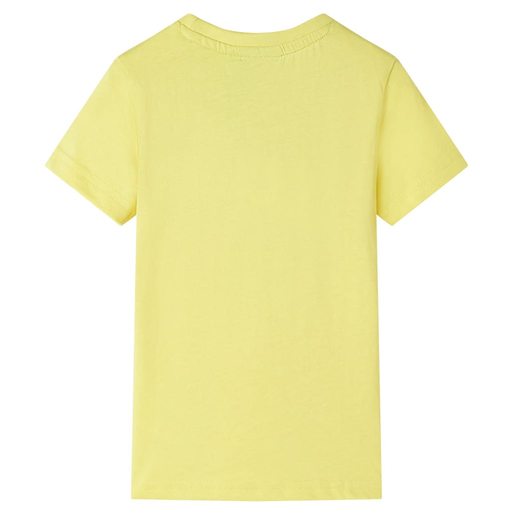 vidaXL Kindershirt 104 geel afbeelding