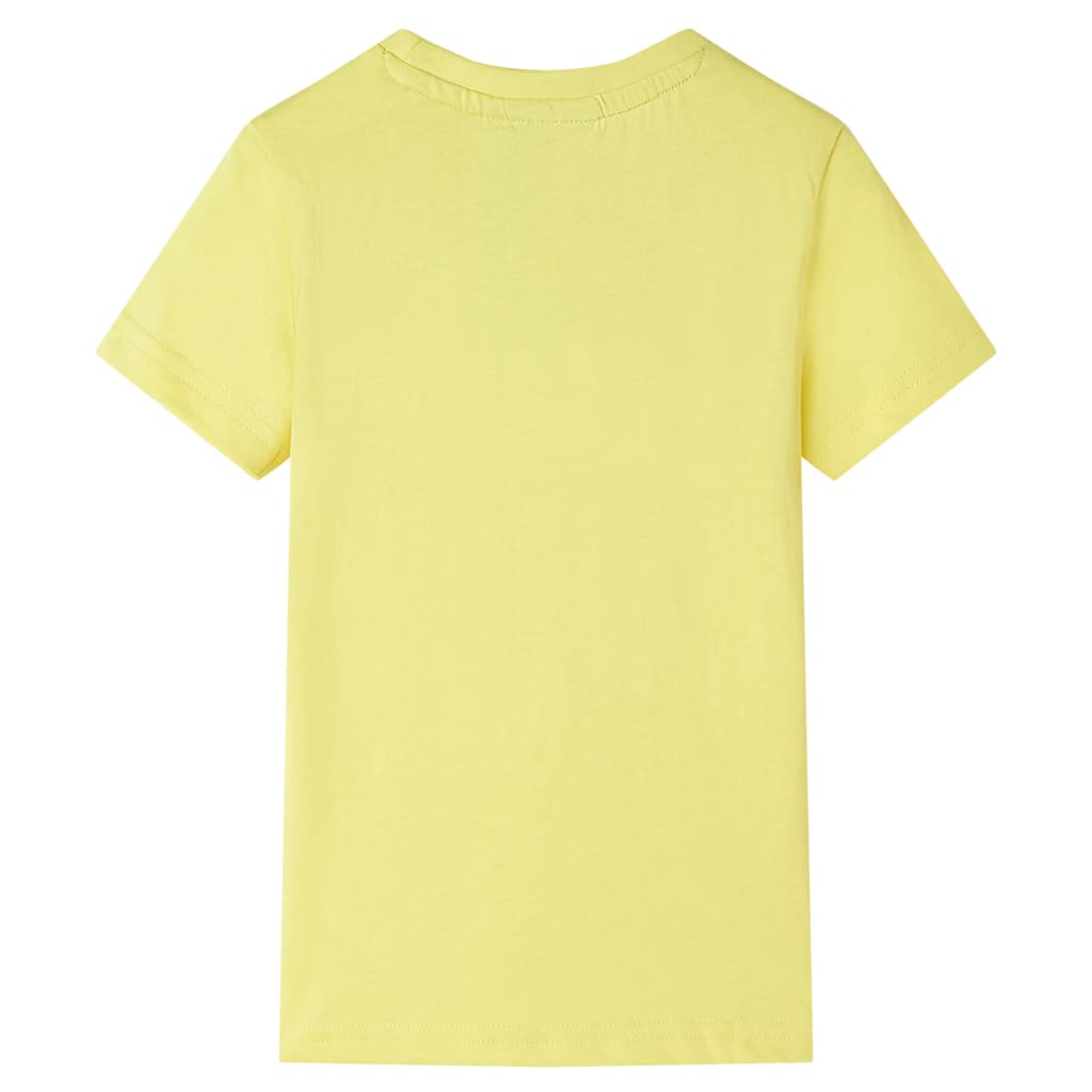 vidaXL Kindershirt 140 geel afbeelding