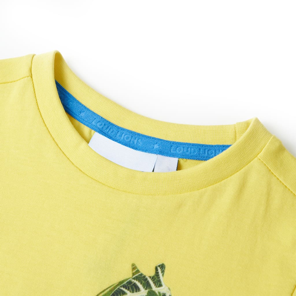 Thumbnail - vidaXL Kinder-T-Shirt Gelb 140