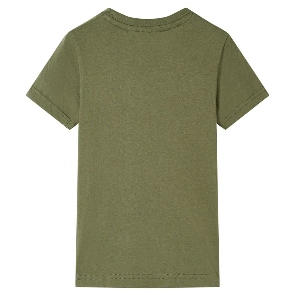 vidaXL Kindershirt 104 kakikleurig afbeelding