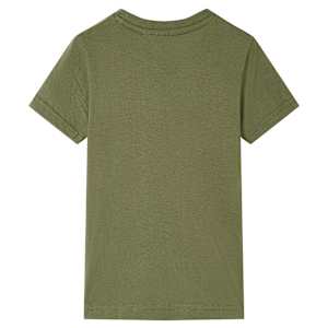 Kids'T-shirt Red 92 Khaki 128 - obrázek 2
