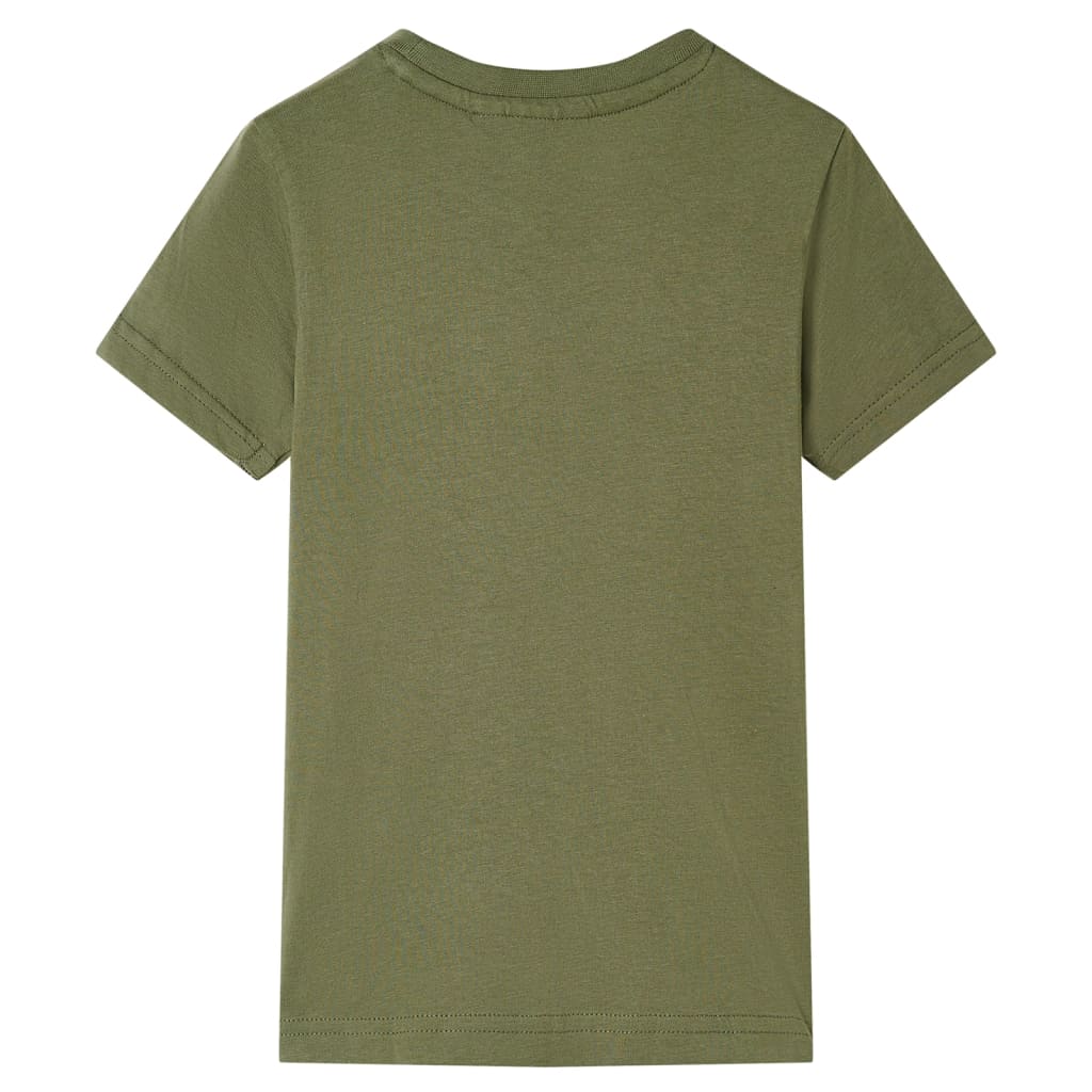 vidaXL Kindershirt 140 kakikleurig afbeelding