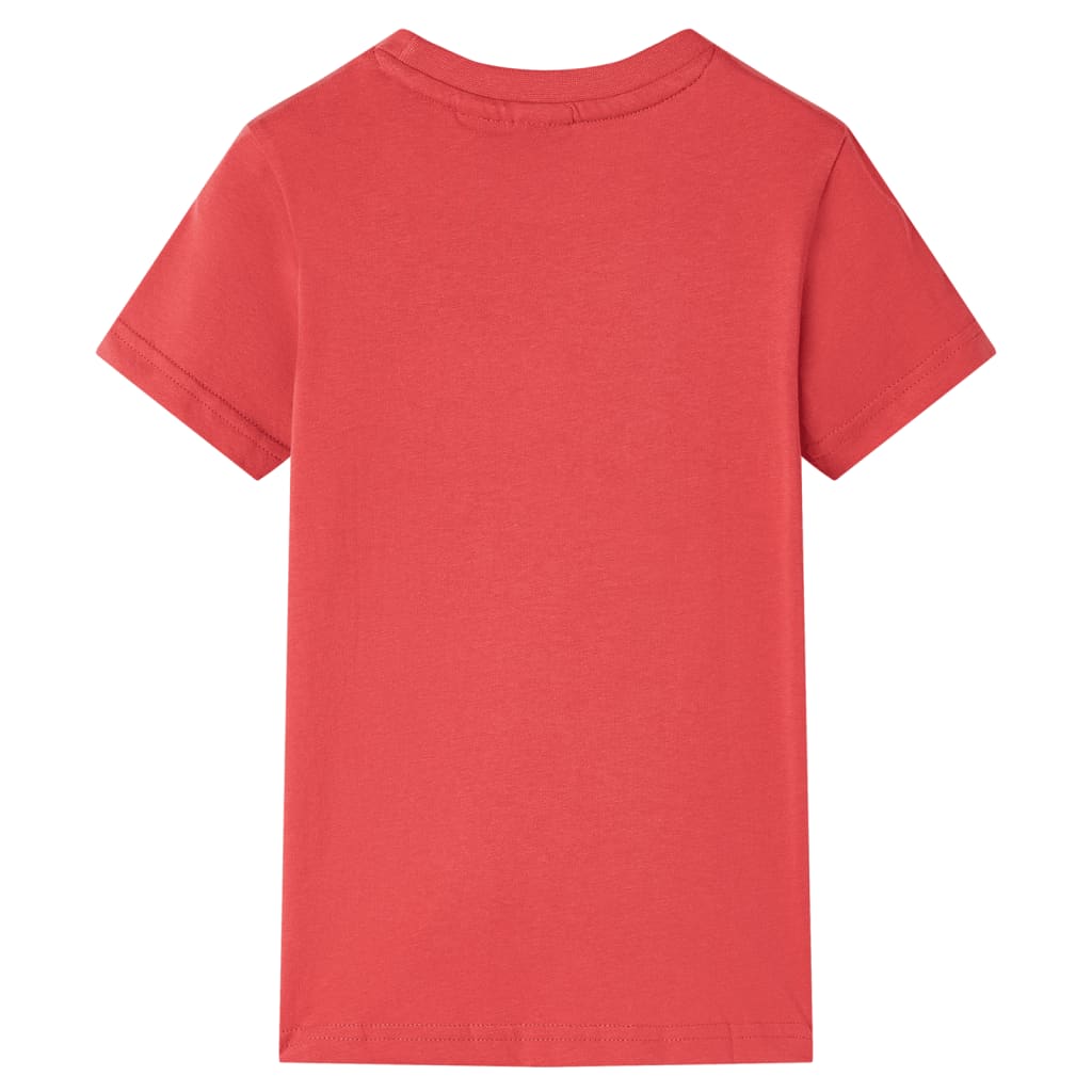 vidaXL Kindershirt 104 rood afbeelding