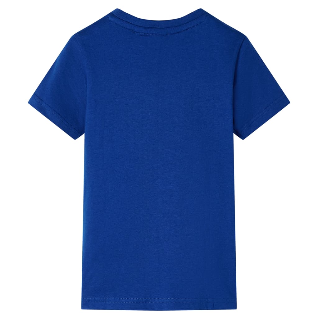 vidaXL Kindershirt 92 donkerblauw afbeelding