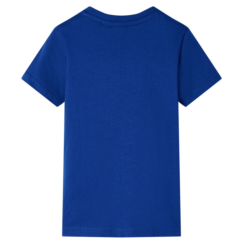 vidaXL Kindershirt 128 donkerblauw afbeelding