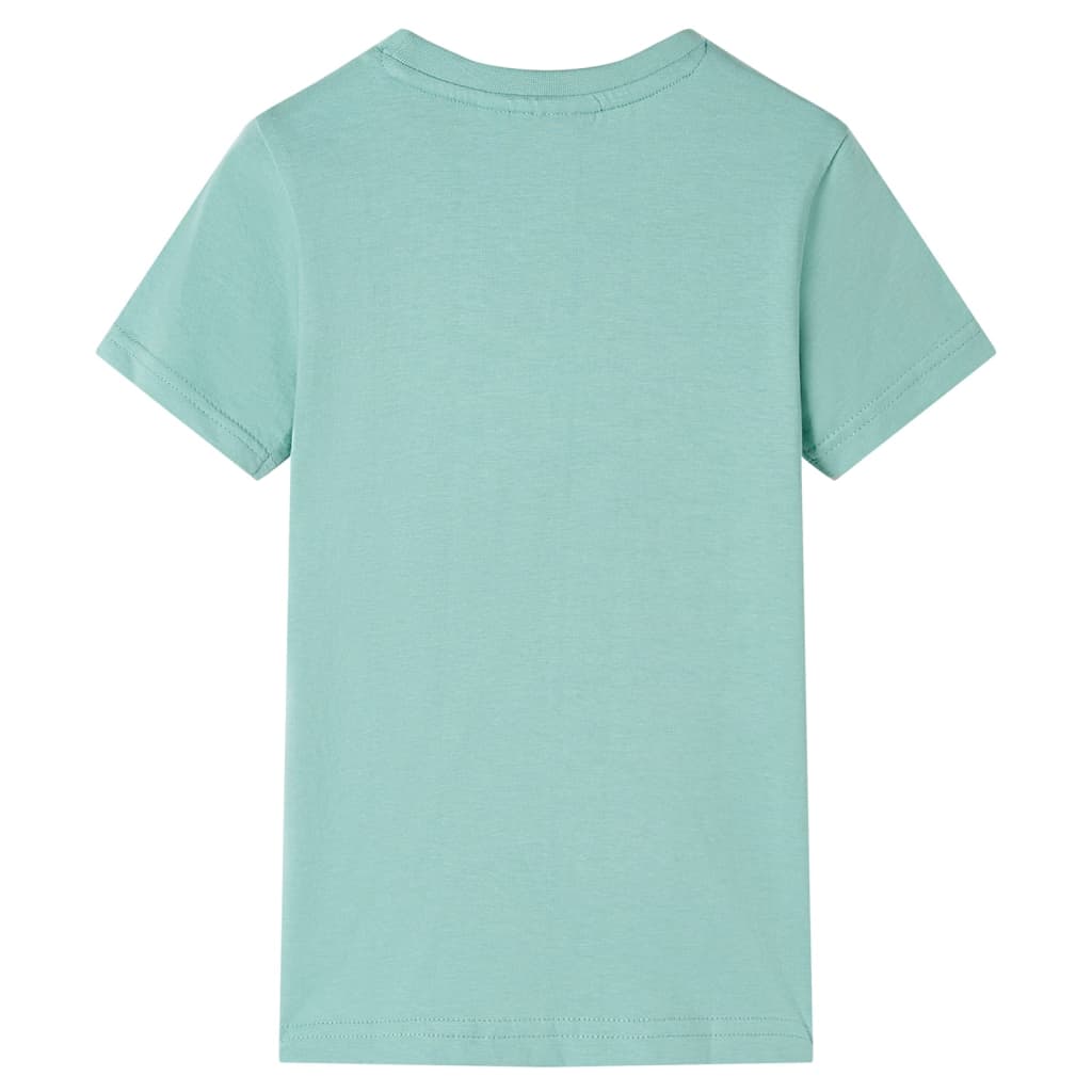 vidaXL Kindershirt 140 lichtkakikleurig afbeelding